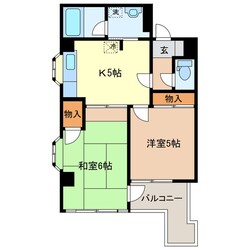 モンシャトー足利成和の物件間取画像